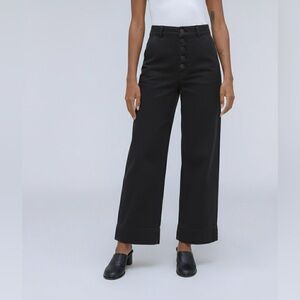 Everlane Wide Leg Crop Pants Size 0